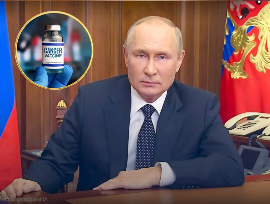 Rússia anuncia vacina contra o câncer e mostra eficácia total em primeiros testes laboratoriais