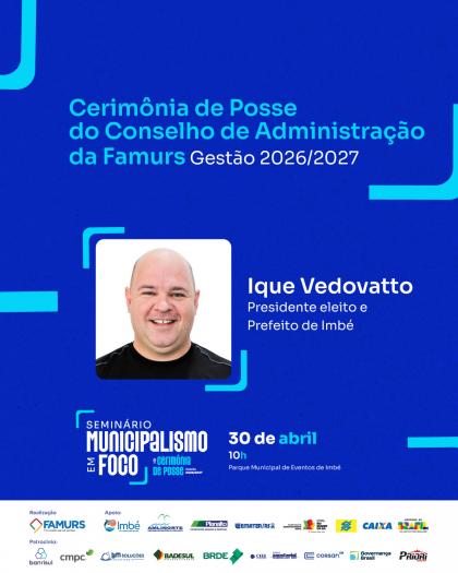 Ato solene nesta quinta-feira (30) marcará a posse oficial da nova diretoria da Famurs