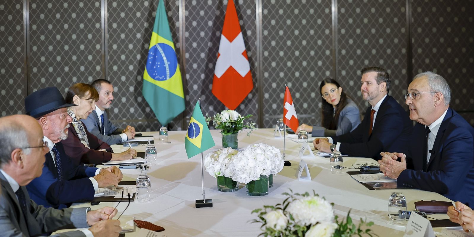 Lula desembarca na Suiça para Cúpula do G7
