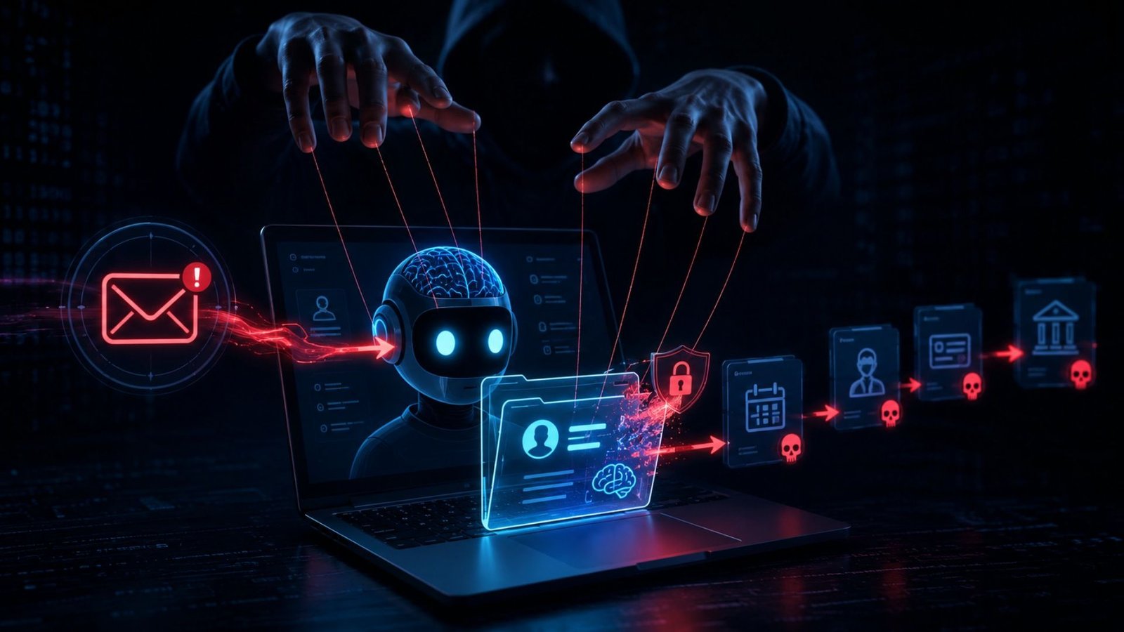 Email malicioso engana agentes de IA para invadir PCs de usuários
