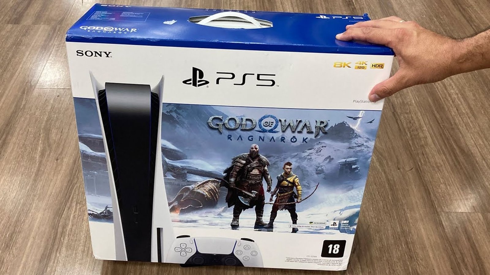Sony coloca aviso na caixa do PlayStation 5 indicando fim da mídia física em 2028