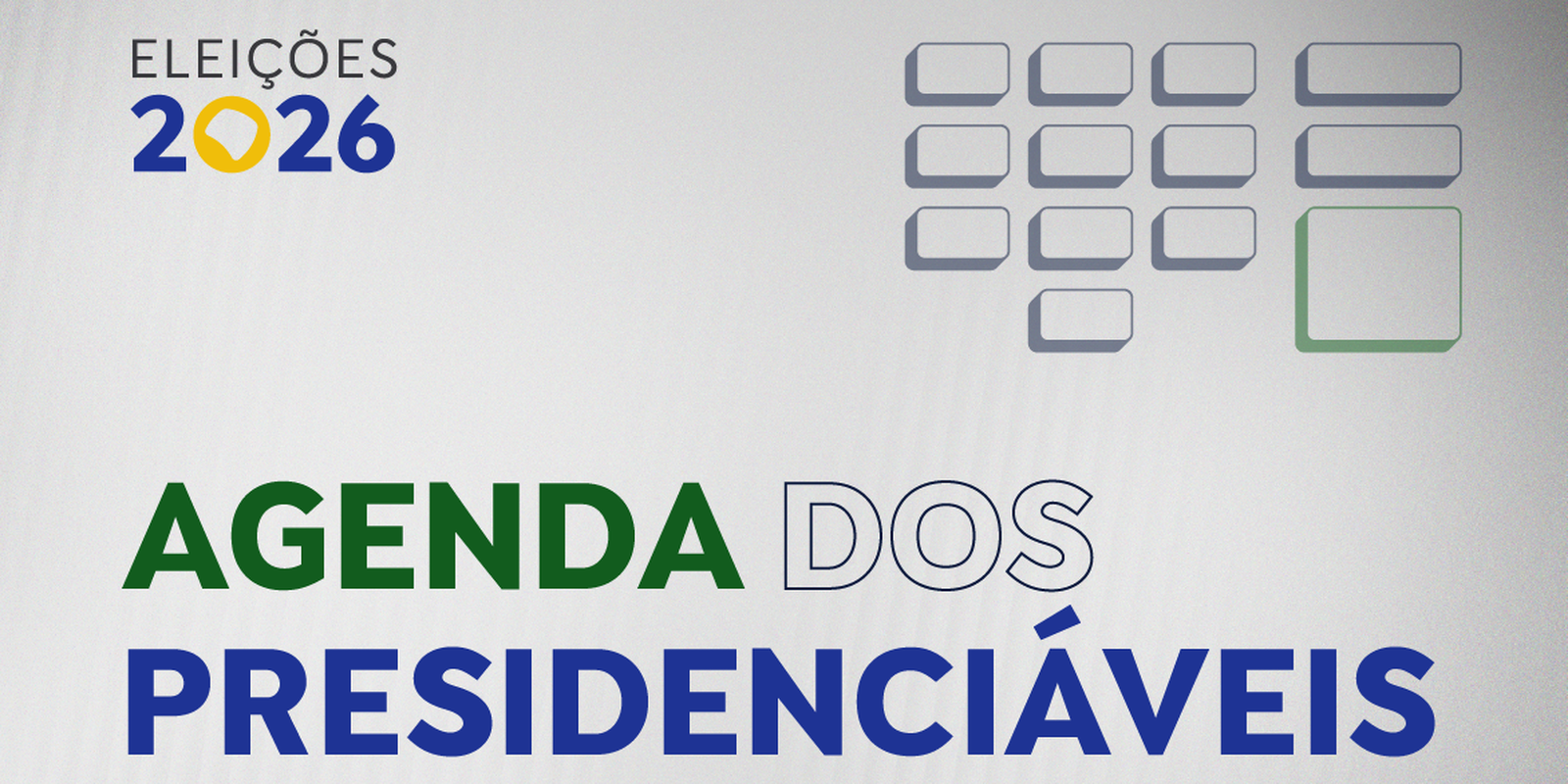 Confira a agenda desta quinta dos candidatos a presidente da República