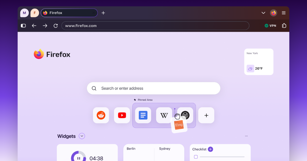 Firefox 157 traz a nova interface “Nova”