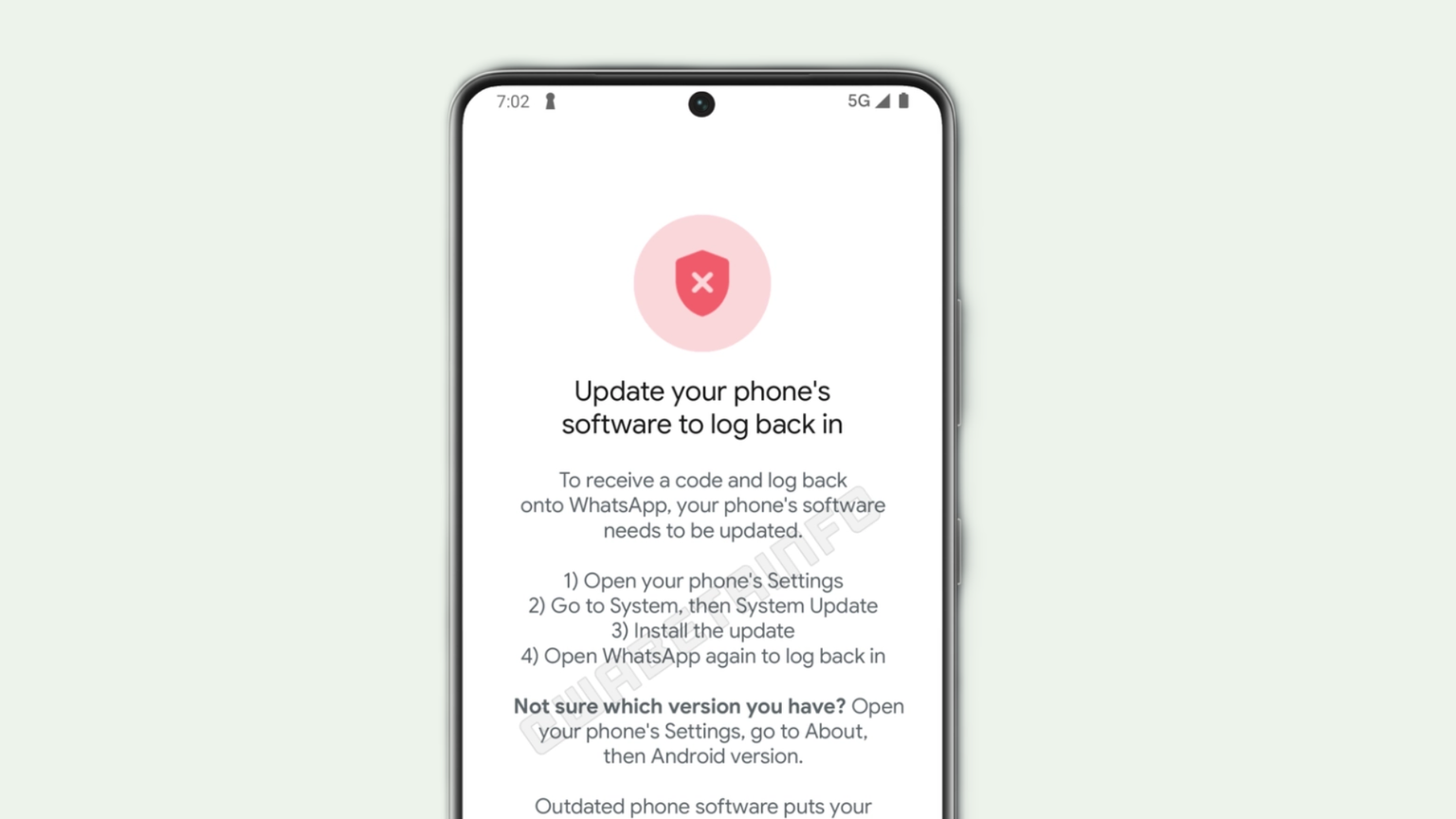 WhatsApp vai barrar o login em celulares com sistema operacional desatualizado