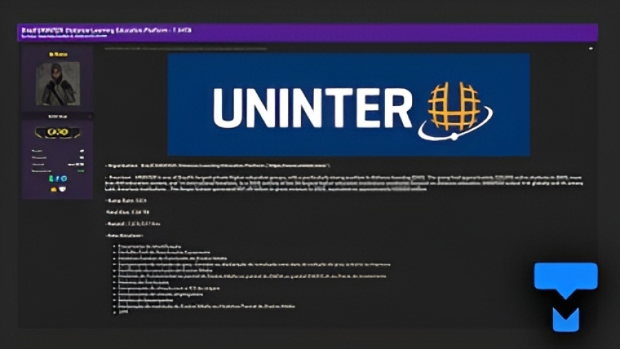 Uninter investiga possível vazamento de 7,34 TB de dados em ataque hacker